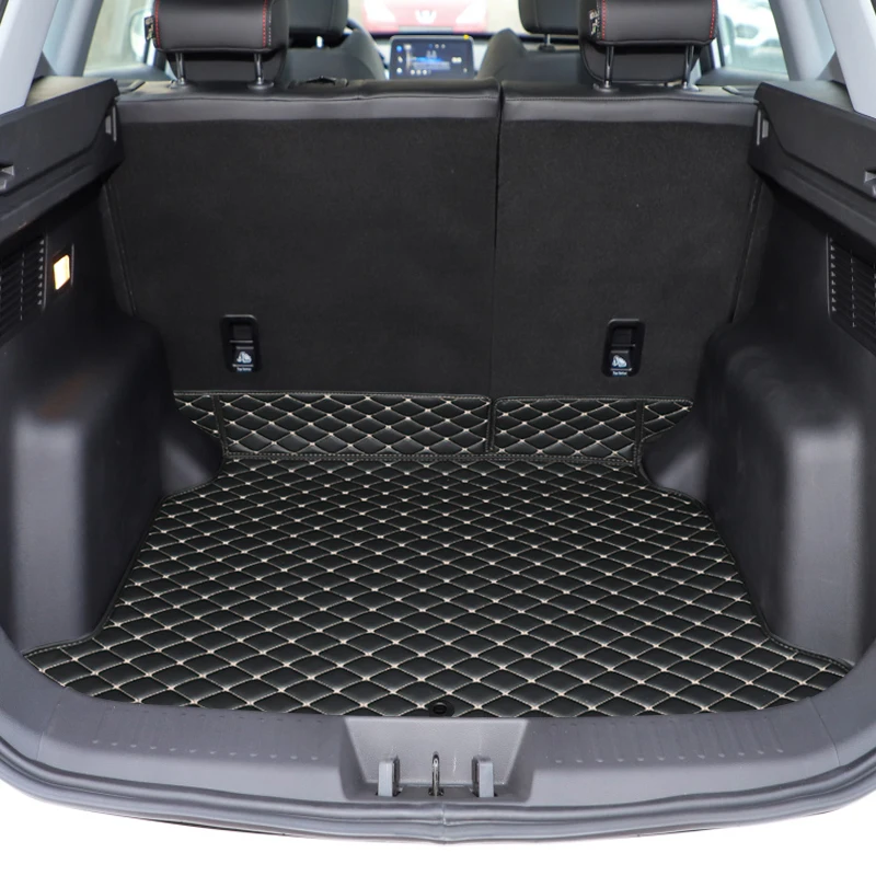 1pc Car Custom Rear Trunk Mat Anti-Dirty For Chery Tiggo 7 Pro 2020-2025 Leather Waterproof Cargo Liner Pad Auto Accessory