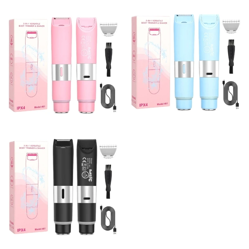 Washable Small Hair Shaver Woman Rechargeable Trimmer ABS Texture Effective Hair Removal Tool Suitable for Face and Body