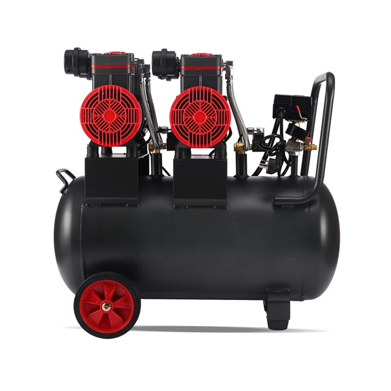 Small compressor woodworking mute air compressor air pump 220v high power