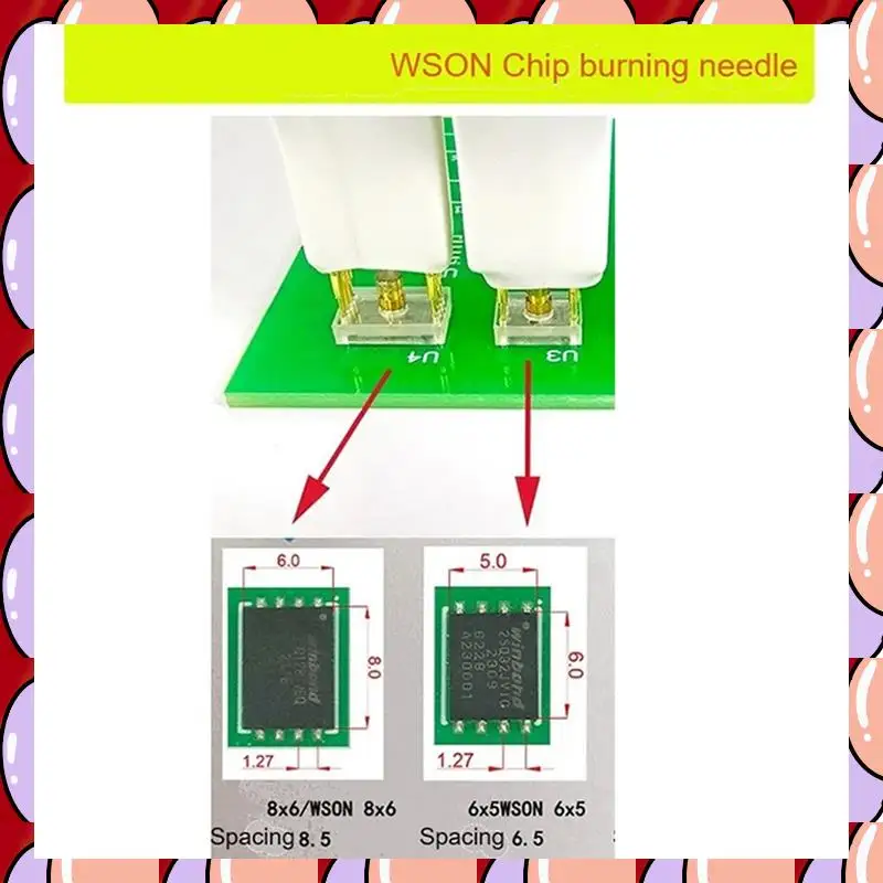 

A72Z 1 шт. Wson Chip Download Burn Write Probe Пружинная игла Flash Eeprom Chip Burner Cable