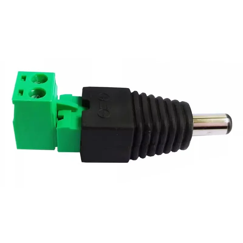 Terminal Plug Male / Female Adapter DC Power Right Angle 2.1 X 5.5mm Insert Jack Connector for Led Strip