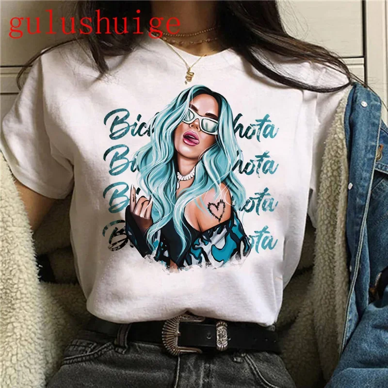 Tshirt Streetwear Manana Sera Bonito Bichota Karol G T-shirt Women Short Sleeve Woman Graphic T Shirts Tee Trendy Clothing