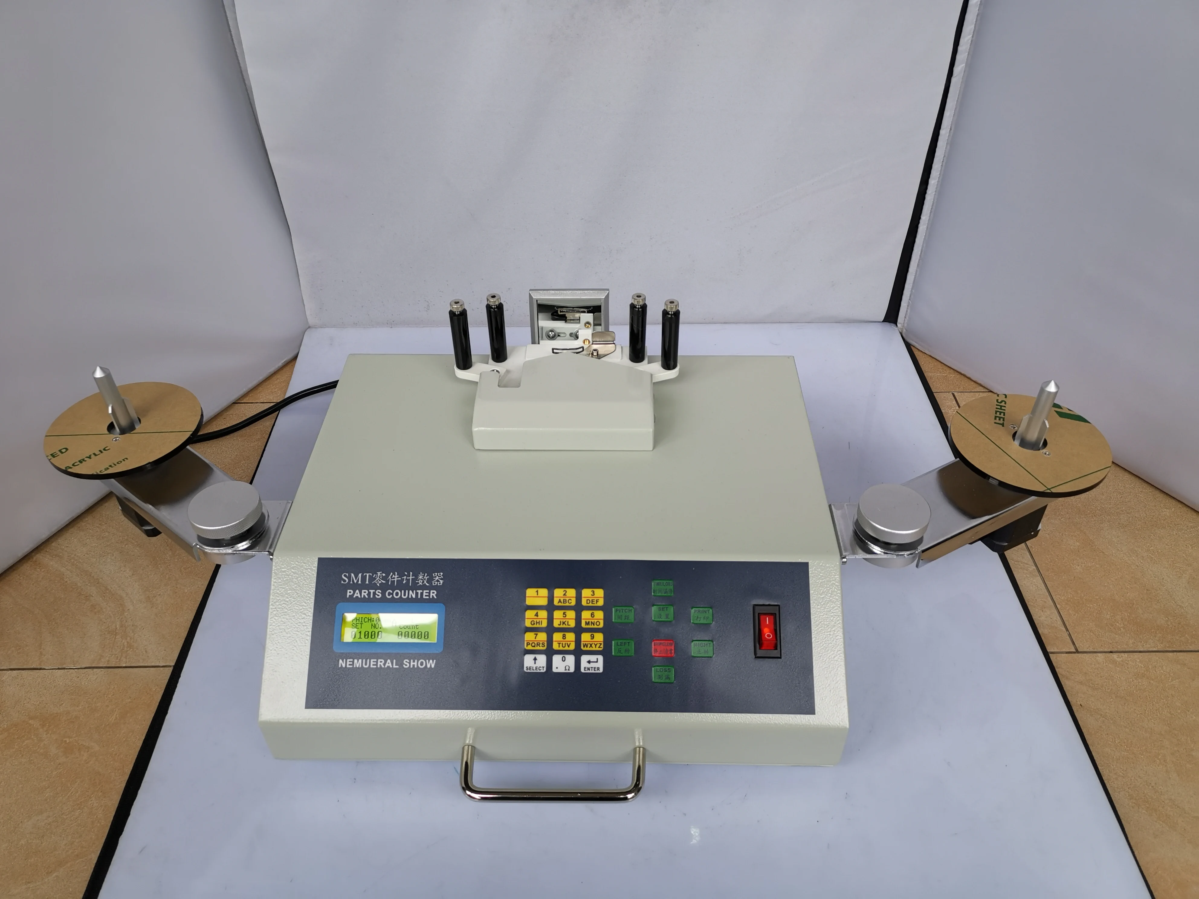 Automatic SMD Parts Component Counter,  Resistance IC Chip Inductance Capacitor Electronic Adjustable Speed Count Machine