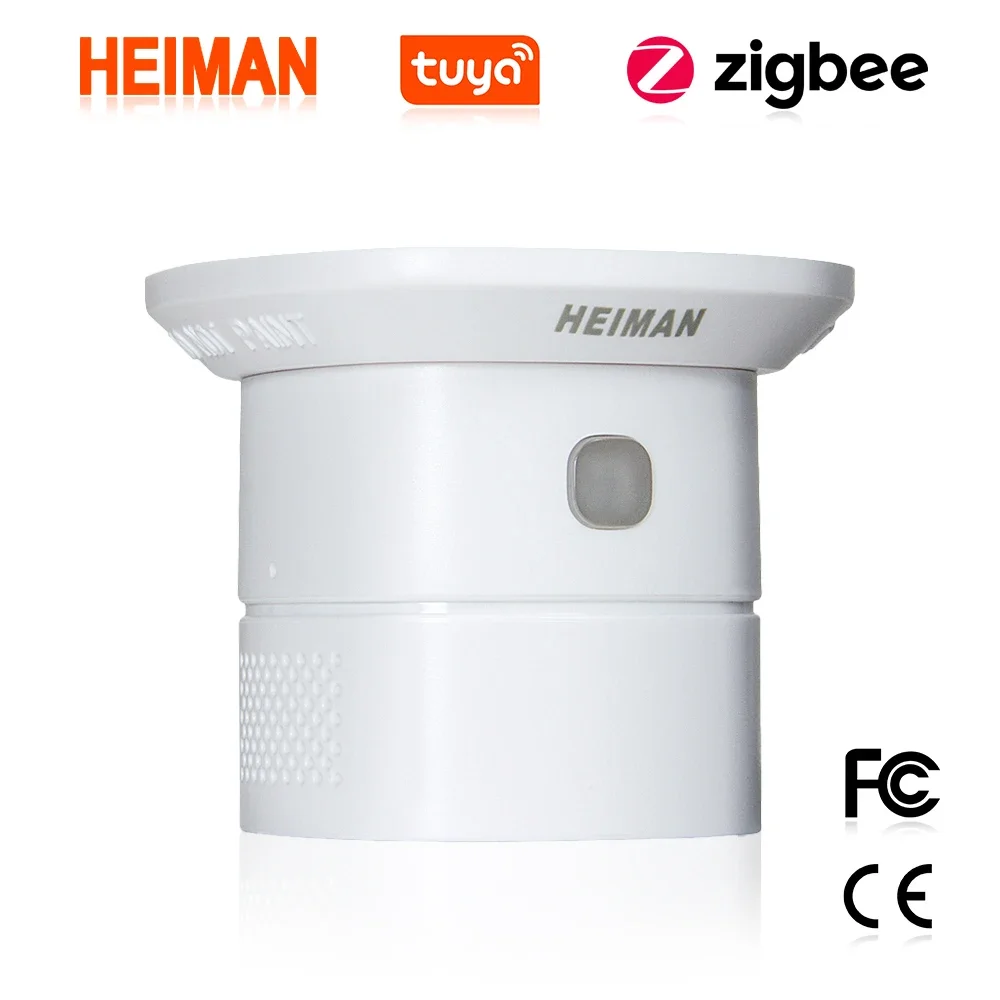 heiman zigbee detector de monoxido de carbono alta sensibilidade sensor de co para smart home security alarm system 01