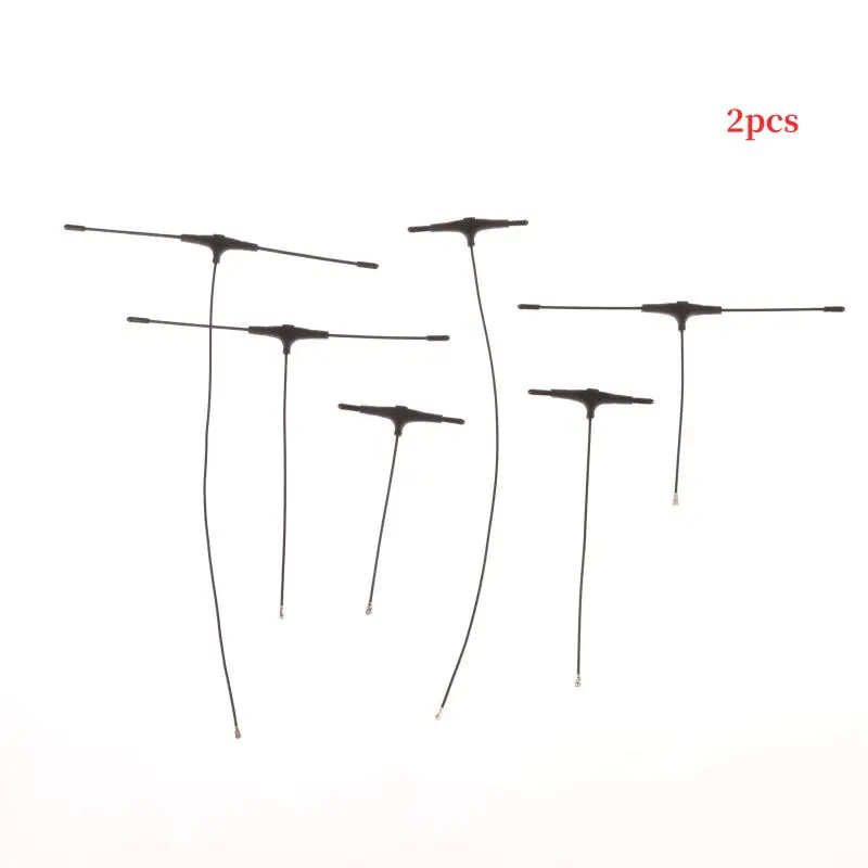 

2Pcs 915Mhz 2.4GHz T-Type Antenna IPEX1 UFL Connector For IPEX1 Compatible With TBS Nano Receiver RC FPV Drone