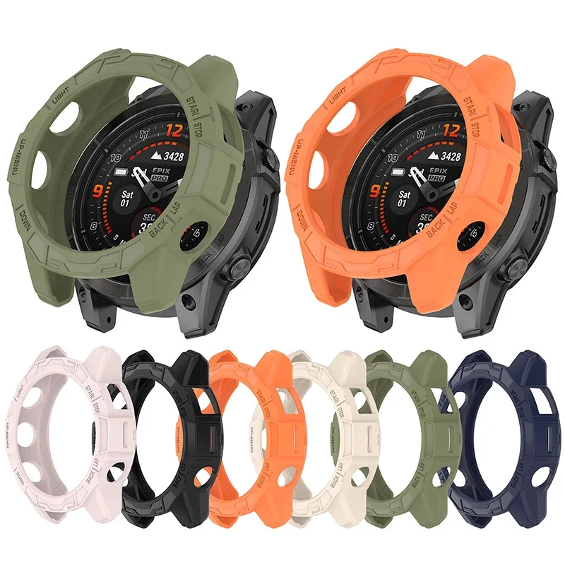 50pcs TPU Case for Garmin Fenix 7 7s 7x protector Cases Silicone Protection Cover Bumper for Garmin Fenix 7 Watch Case Accessory