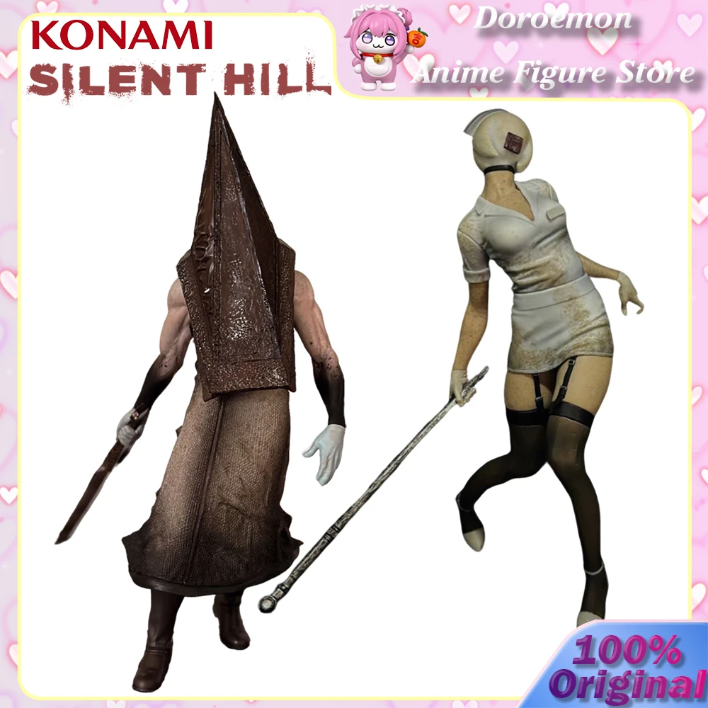 

In Stock Original Konami Konami Prize Collection Silent Hill 2 Red Pyramid Thing Bubble Head Nurse Game Collectible Figure Model
