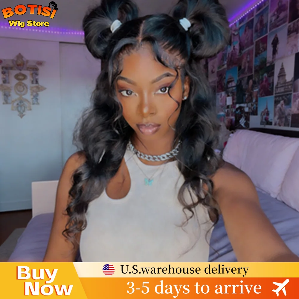 

100% натуральные человеческие волосы, парик с фронтальной шнуровкой 13x6, HD, 30-40 дюймов, парик с фронтальной шнуровкой 13x4, свободные волны, черный, бразильский, предварительно прорезанный