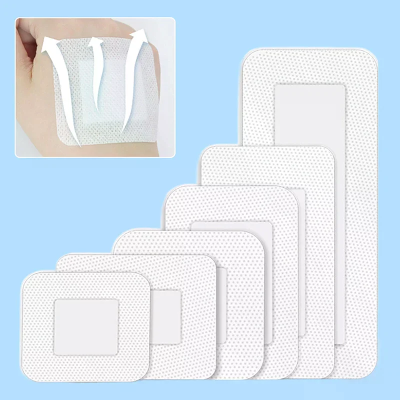 

Фиксирующая лента, наклейка, 10/20 шт., дышащая нетканая медицинская клейкая повязка на рану, повязка на большую рану, инструмент первой помощи