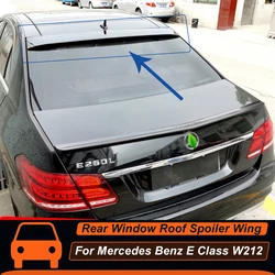 Alas de alerón para techo de coche, accesorios de decoración para Mercedes Benz Clase E, W212, E180, E200, E260, E300, E320, sedán de 4 puertas