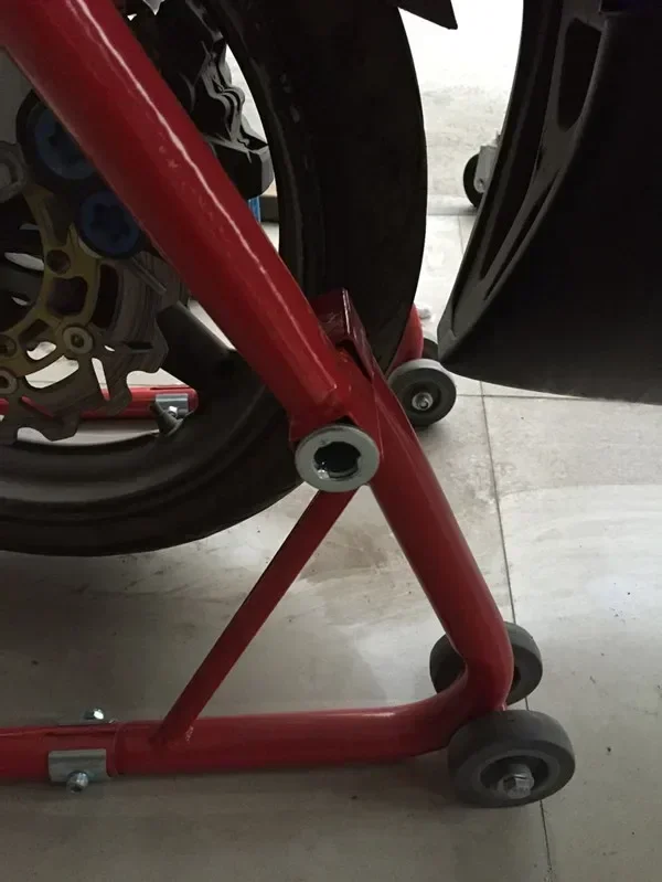 Strong Triple Tree Motorcycle Stand, Bike Headlift, Front Wheel Lift