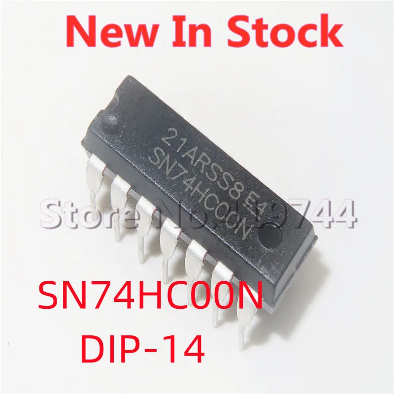 

5PCS/LOT SN74HC00N 74HC00 DIP-14 logic circuit four 2-input NAND gate In Stock NEW original IC