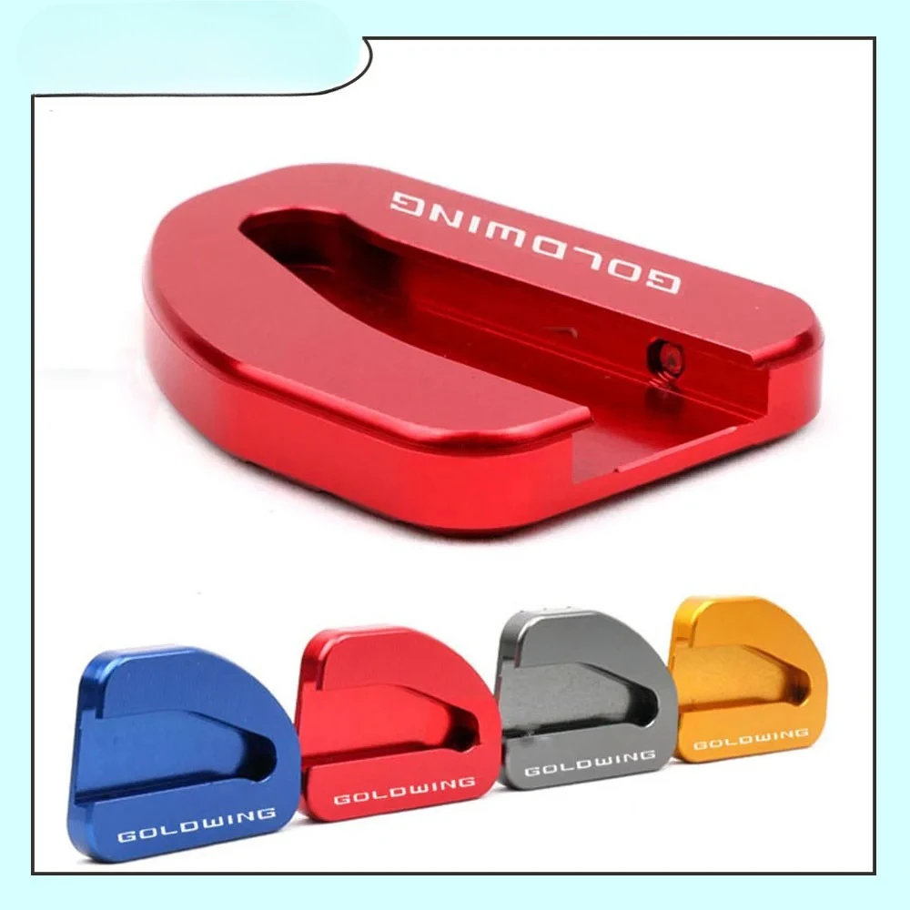 Per HONDA GL1800 Goldwing 1800 GL 1800 F6B 2002-2018 Moto CNC Cavalletto Piede Cavalletto Laterale Estensione Pad Piastra di Supporto