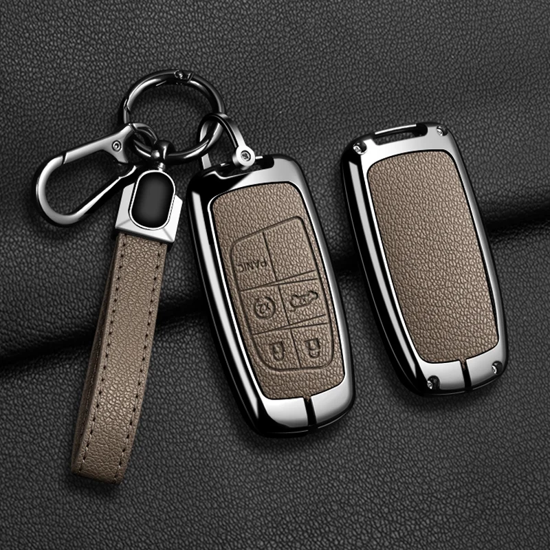 Keychain Car Key Case Cover For Jeep WK2 KL BU MP Renegade Grand Cherokee Dodge Ram Charger Challenger Chrysler 300C Journey