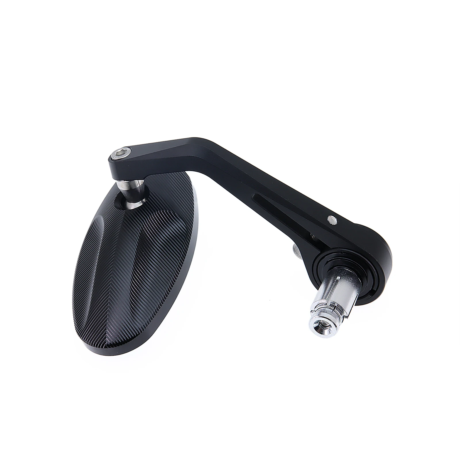 QC 2 قطعة مرآة مقبض مناسبة لعرض المقبض 17 مللي متر دراجة نارية مرآة الرؤية الخلفية دراجة نارية اكسسوارات عالمية الديكور #1