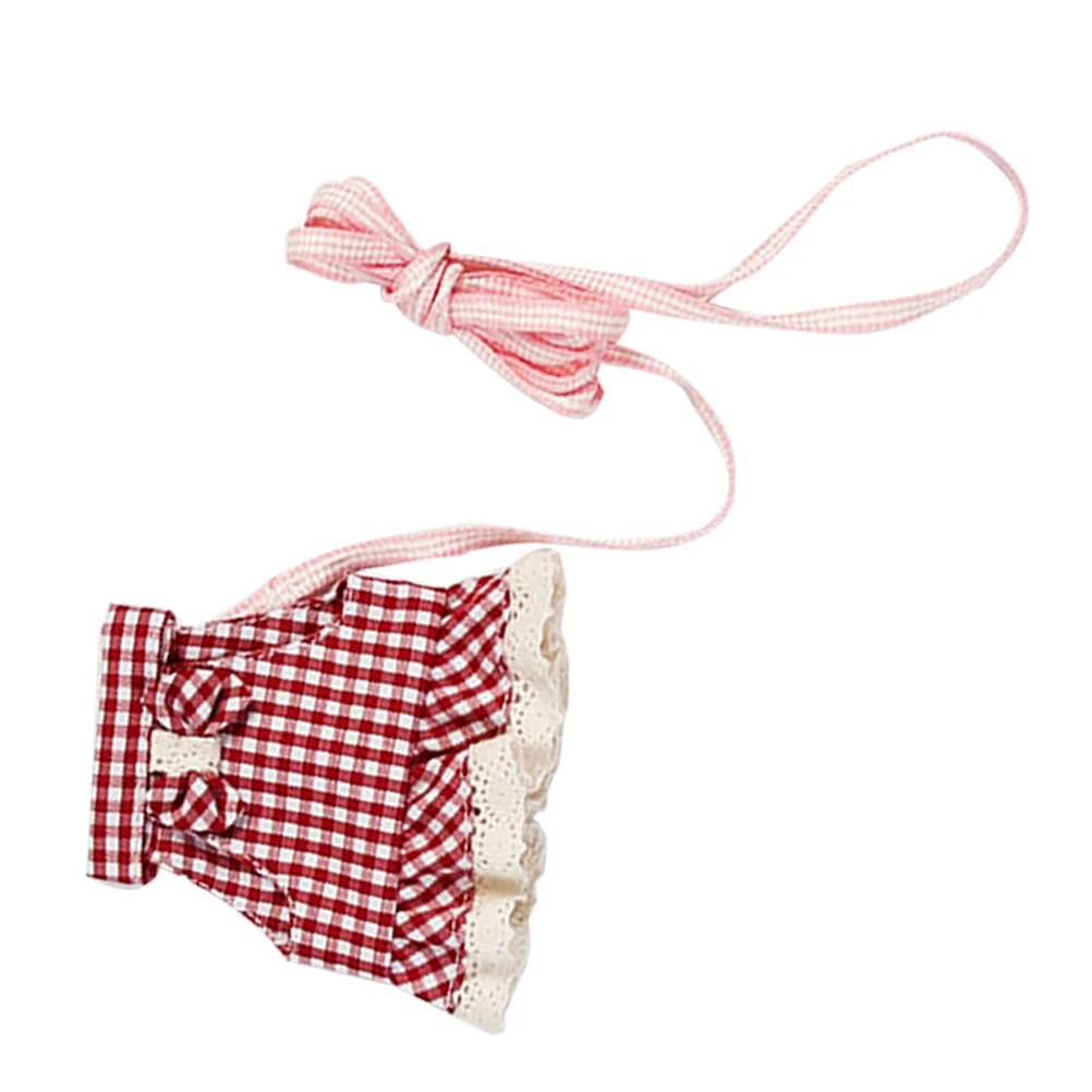 

Pet Harness Red Plaid Bunny Leash Small Animals Walking Rope Comfortable Guinea Pig Vest Hamster Harness Kit Practical Durable