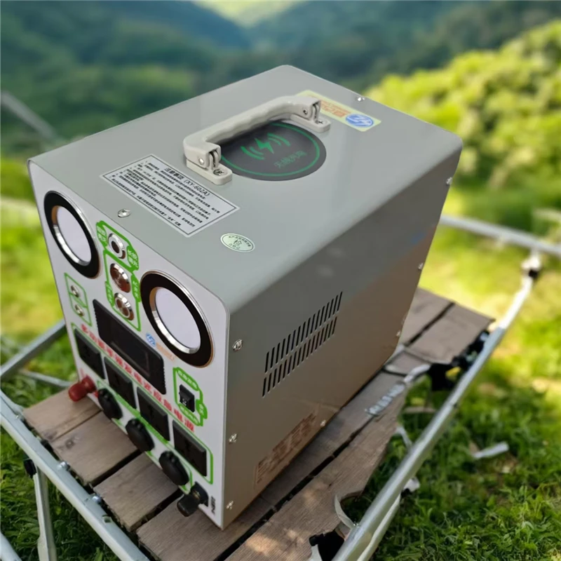 High Power 1500W Hand Crank Generator 110V/220V | USB Phone Charging Treasure for Outdoor Backup