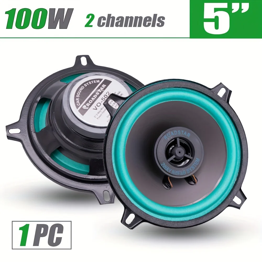 5 Zoll Auto-Lautsprecher 100W HiFi Koaxial-Subwoofer Universelle Automotive Audio-Musik Vollbereichs-Frequenz Auto-Stereolautsprecher