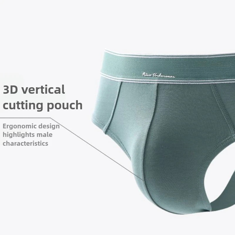Nova xiaomi roupa interior masculina de algodão calcinha antibacteriana plus size L-3XL juventude confortável respirável deslizamento u cuecas