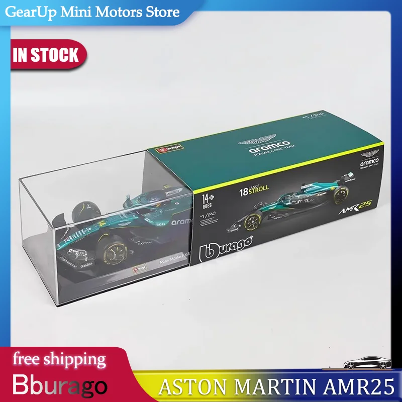 nouveaute-en-stock-2025-bburago-f1-1-24-aston-martin-amr25-serie-modele-miniature-en-alliage-moule-sous-pression-aston-martin-f1-voiture-miniature-cadeau-pour-enfants