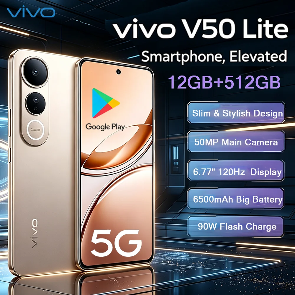 VIVO V50 Lite 5G Smartphone 12+512GB 6.77