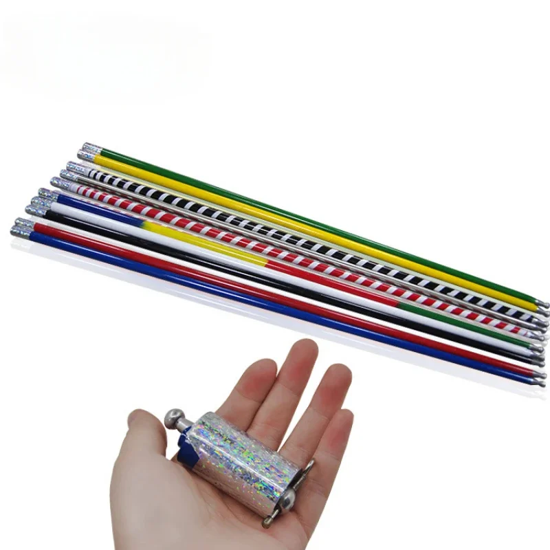 1.1M 出現杖 - メタル、カラフル (フレーミングトーチから杖まで) マジックトリックマジシャンワンドステージイリュージョンギミック小道具