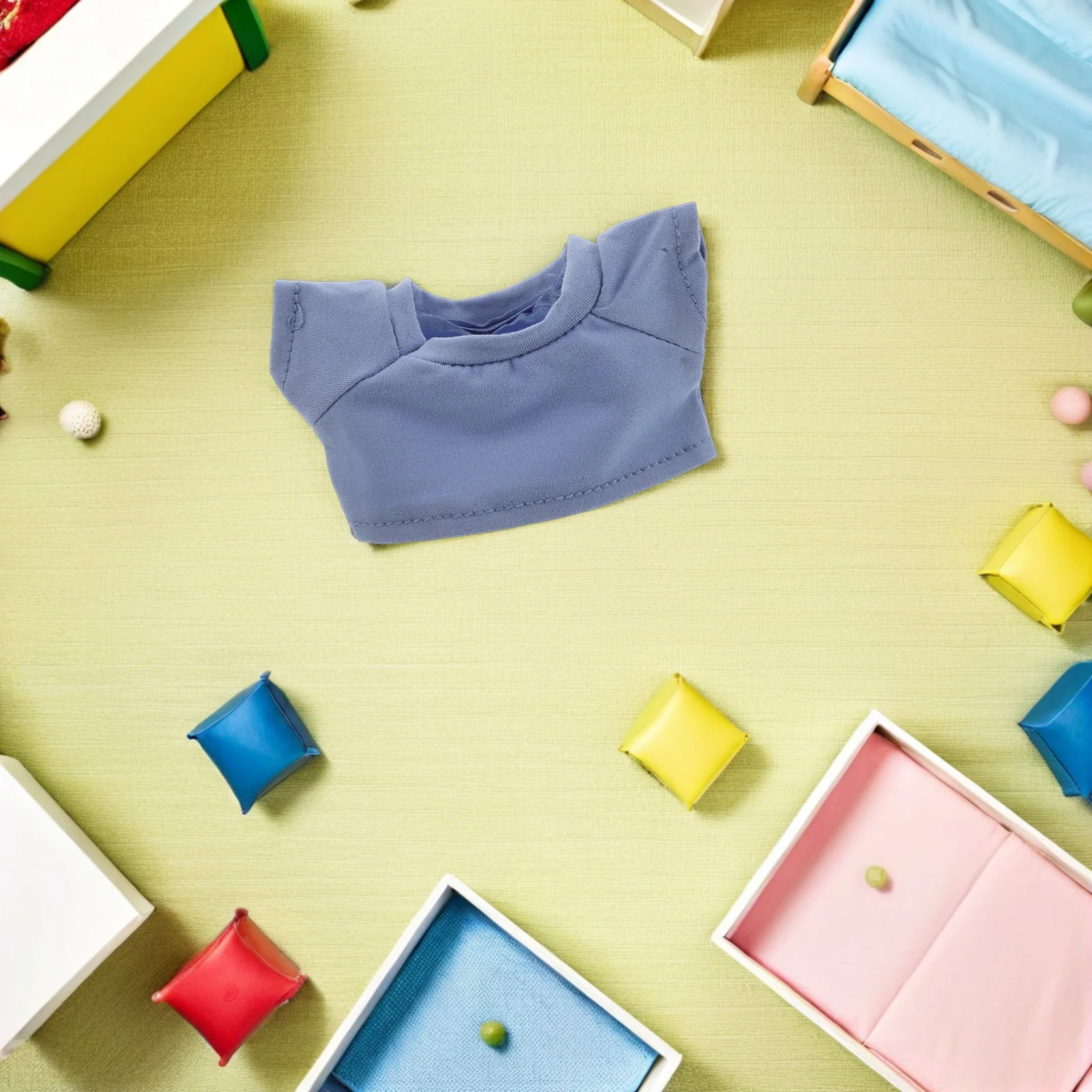 10 Uds. Camisas de oso suave para ropa de animales de peluche transpirable de 23Cm accesorios de armario de vestir DIY trajes de oso de peluche