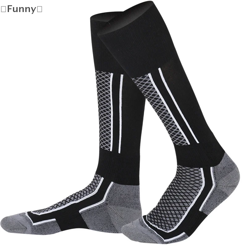 maveraFunny✪1pair Calzini da sci ispessiti caldi invernali Sport all'aria aperta Escursionismo Calze traspiranti Sport sulla neve Viaggi Unisex