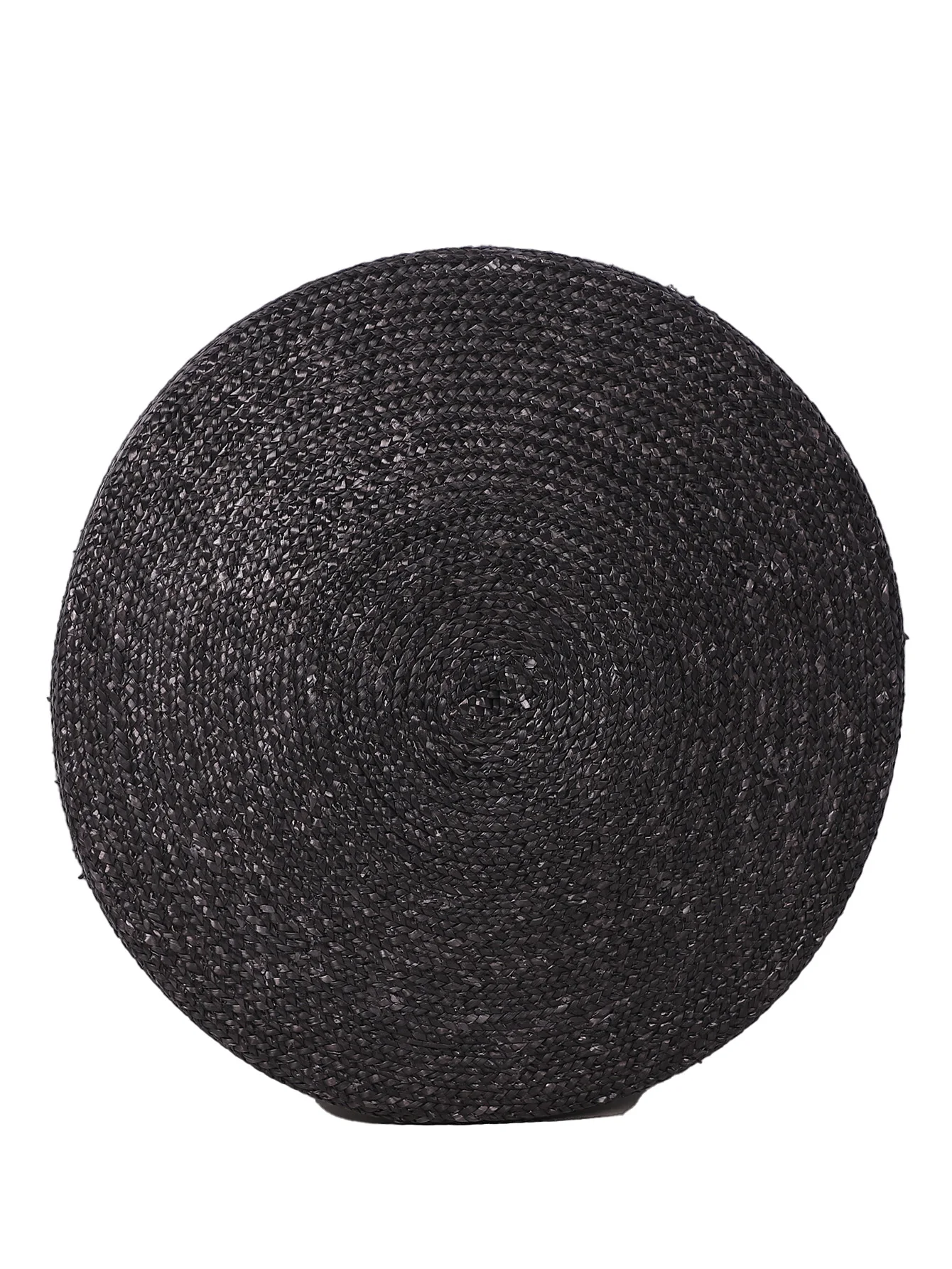 Elegant Vintage Black Brown Straw Pillbox Hat for Women Natural Grass Cocktail Church Wedding Bride Party Dress Cap view 5