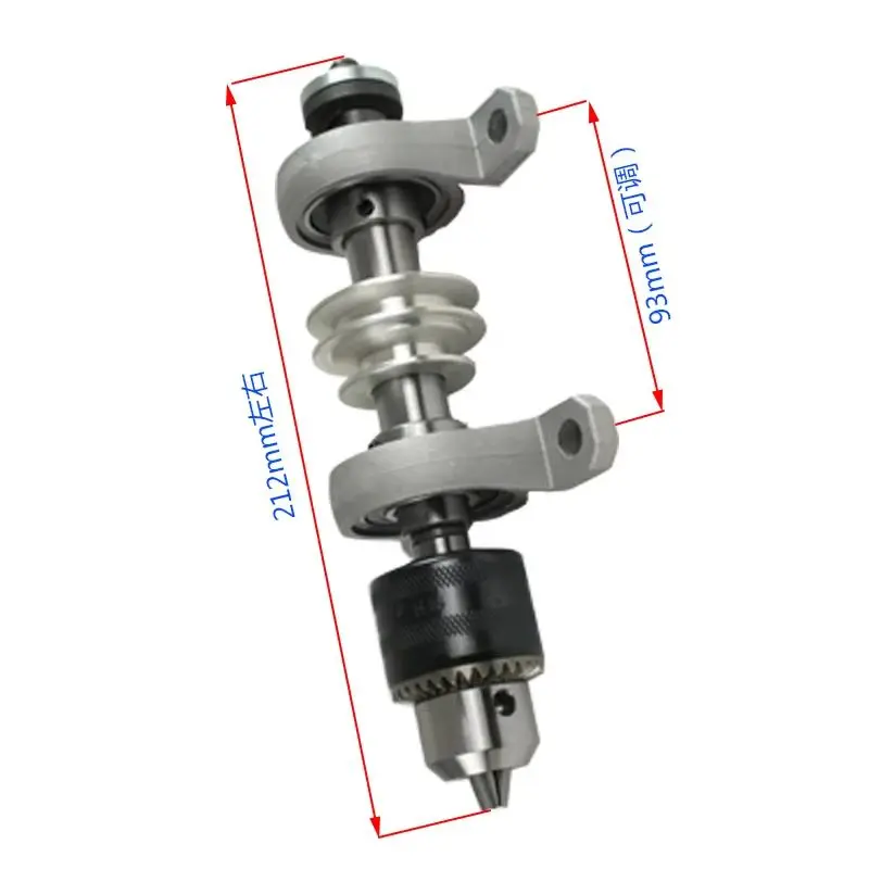 DIY Bearing Seat Table Saw Drilling Woodworking Rotary Lathe Thread Spindle Shaft Pulley Wood Lathe Headstock BladeStandard