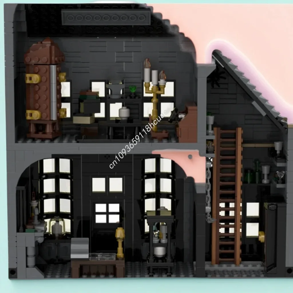 

889pcs MOC Borgin and Burkes Harry Building Blocks Christmas toy Gift Solve the problem up Hands-on ability up Kids Creative