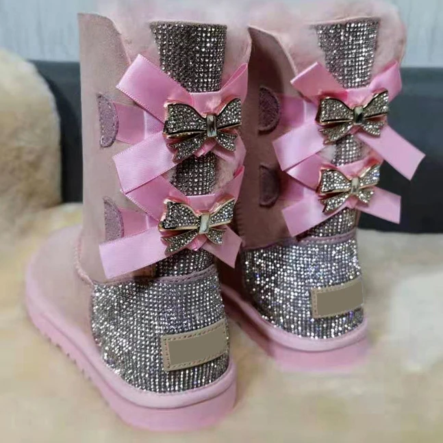 Fashionable High Quality With Box Winter Snow Boots Snow Boots Women Shoes 2024 Snow Boots