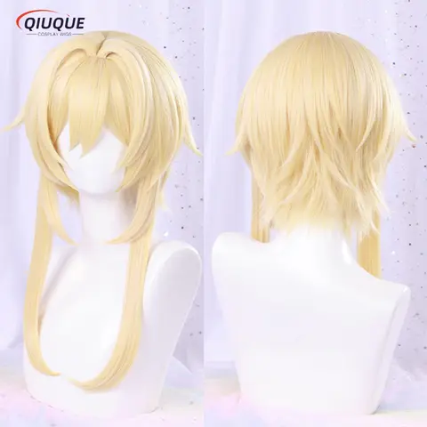 Game Impact Venti Diluc Zhongli Albedo Xiao Kaeya Ganyu Hu Tao Aether Tartaglia Klee Ningguang Rosaria Sackaros Cosplay Peruk 10 best sales albedo peruk - №9