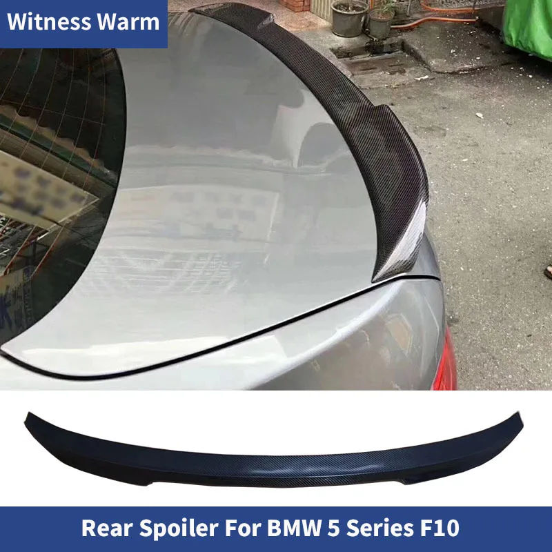 F10 Carbon Spoiler for Bmw F10 528i 530i 535i Rear Spoiler Rear Wings Trunk Lip Spoiler 2010-2016