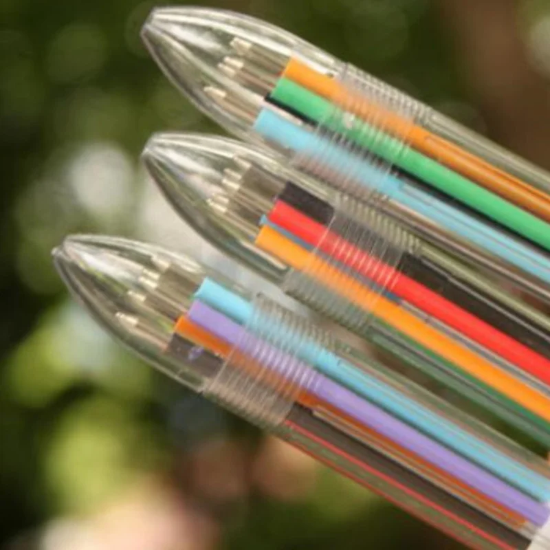 4 Pieces Ballpoint Pen For Ball Point Creative Bullet Colorful Stationery