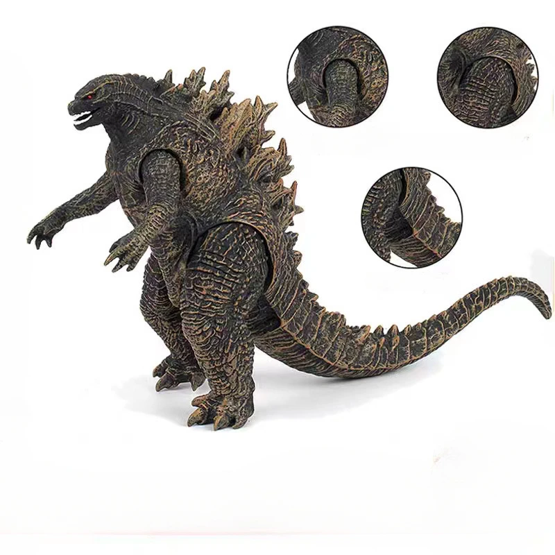 14,5 cm Godzilla X Kong: The New Empire Action-Anime-Figur Titan Godzilla Weichgummi-Monster Maßstabsmodell Sammlerstücke Spielzeug – Detail 5