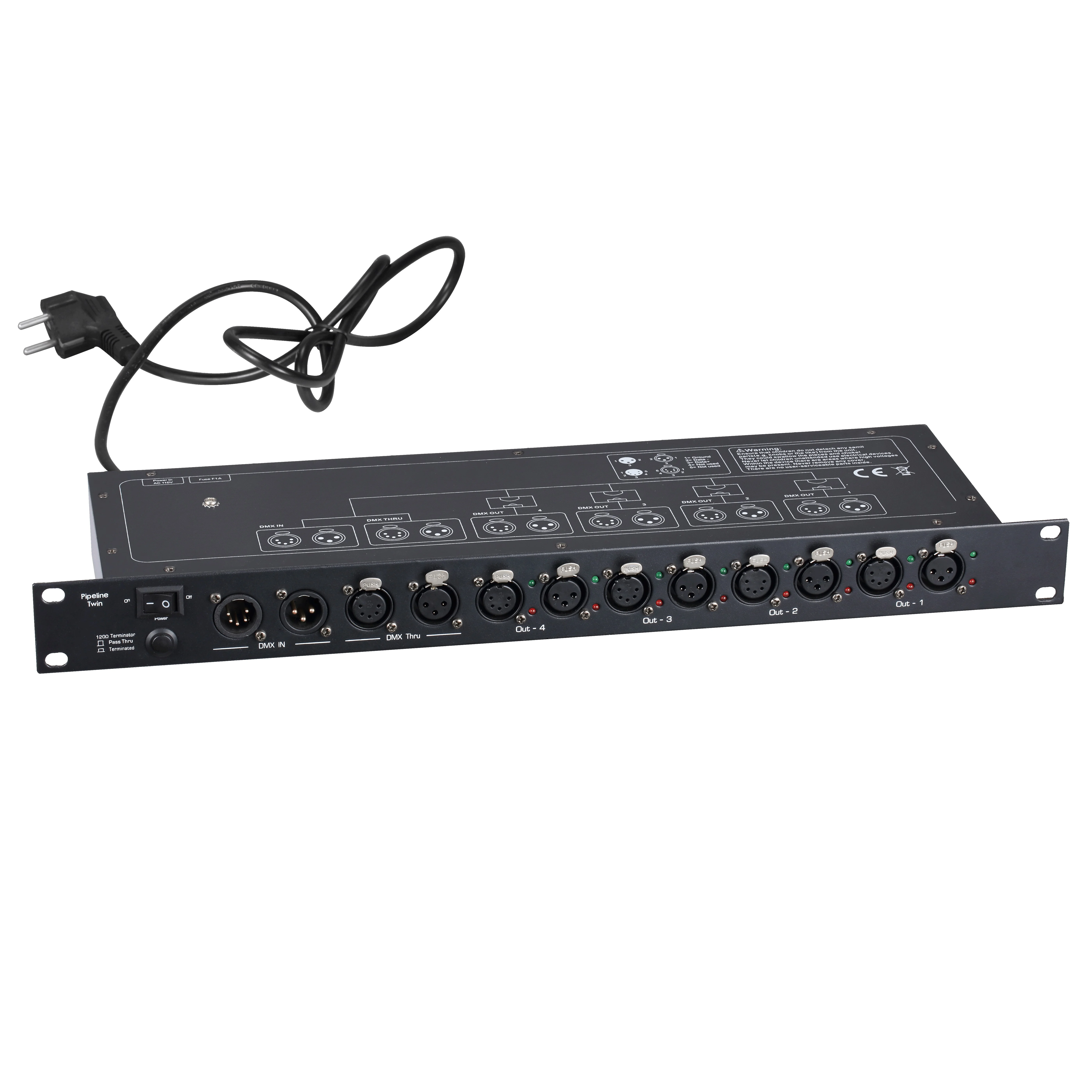 Guangzhou DMX Isolated Splitter 4 4 Way Artnet Dmx signal Splitter