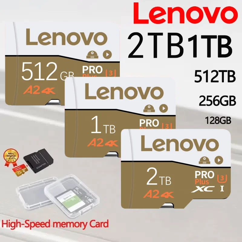 Lenovo 2TB Memory Card 1TB 512GB Micro TF SD Card 256GB SD Memory Card 128GB Storage Cartao De Memoria For Nintendo Switch Ps5