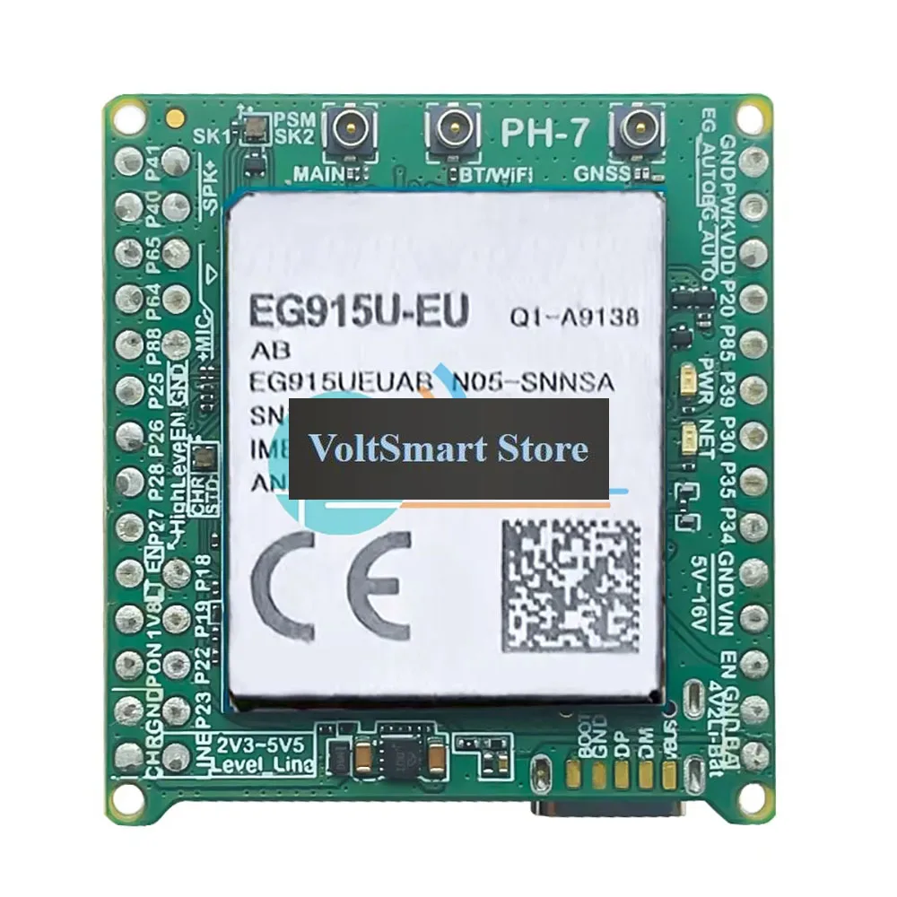 VoltSEG915U-EU Core Board LTE Cat1 Module GNSS Receiver Open Python Band B1/3/5/7/8/20/28 GSM B2/3/5/8 800/900/1800/1900MHZ