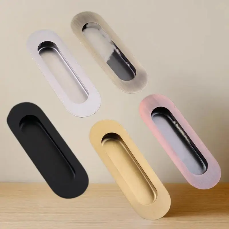 Stainless Steel Concealed Handle Built-in Concealed Sliding Door Sliding Door Drawer Handle Built-in Black Gold Handle Bronze