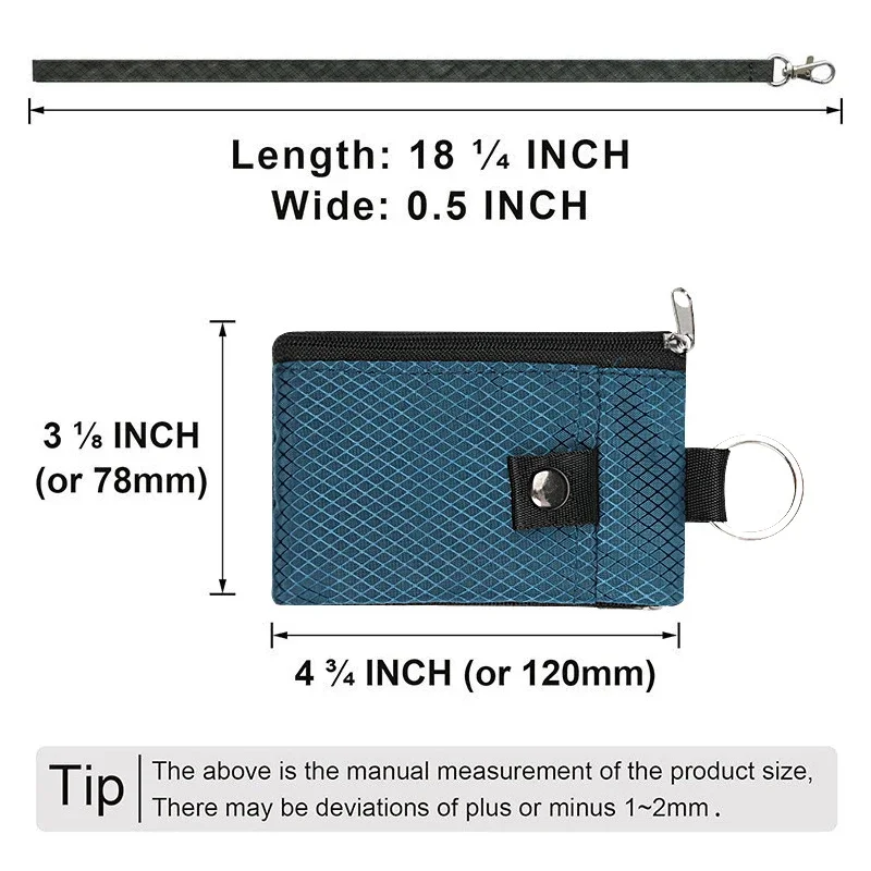 男性と女性のためのネックストラップ付きのミニウォレット,盗難防止クレジットカードバッグ,ゼロウォレット,rfid,信号ブロック,2024