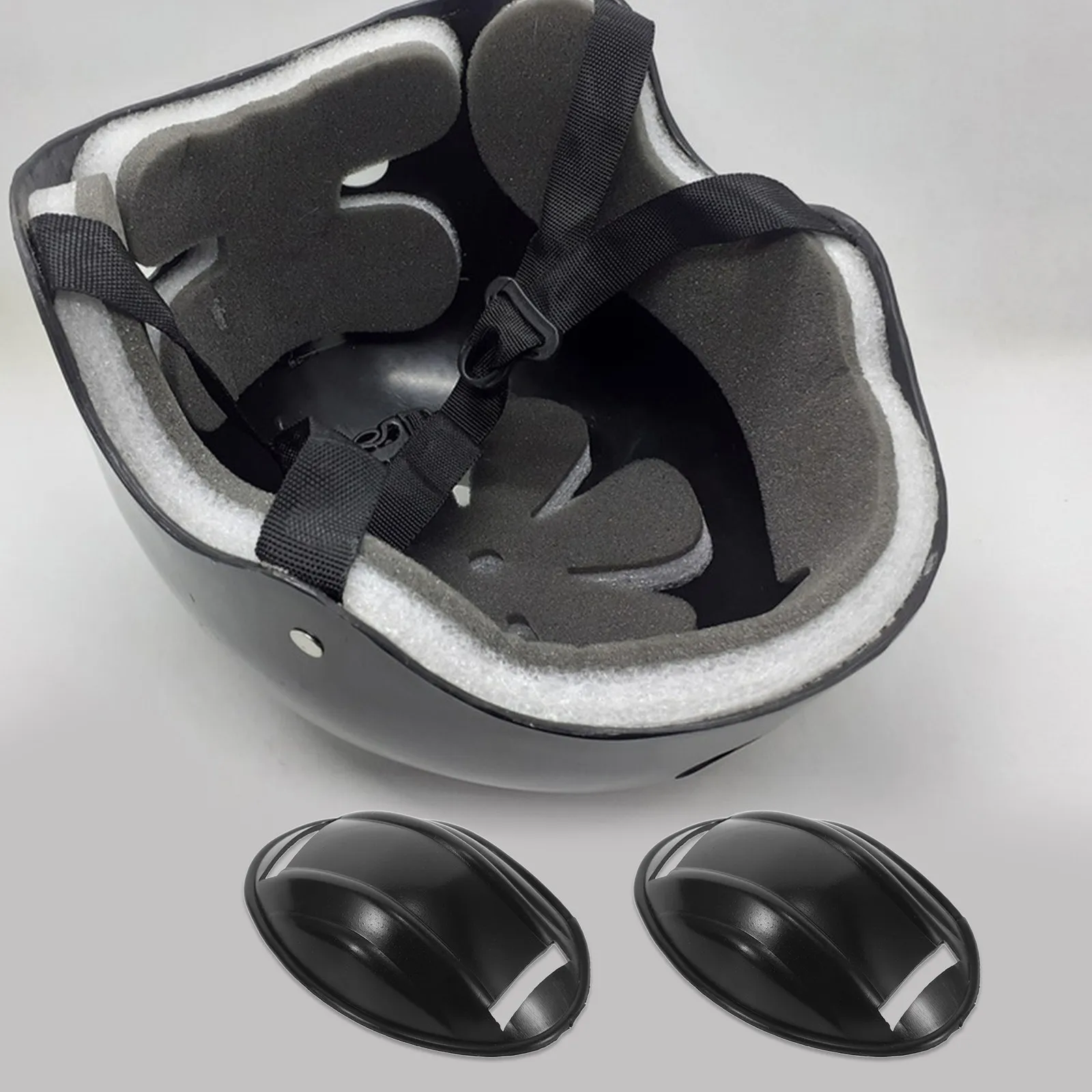 

5 шт. защитных накладок для шлемов, полная защита лица, совместимы с экипировкой для велосипедов, мотоциклов, скейтбордов, необходимая защита