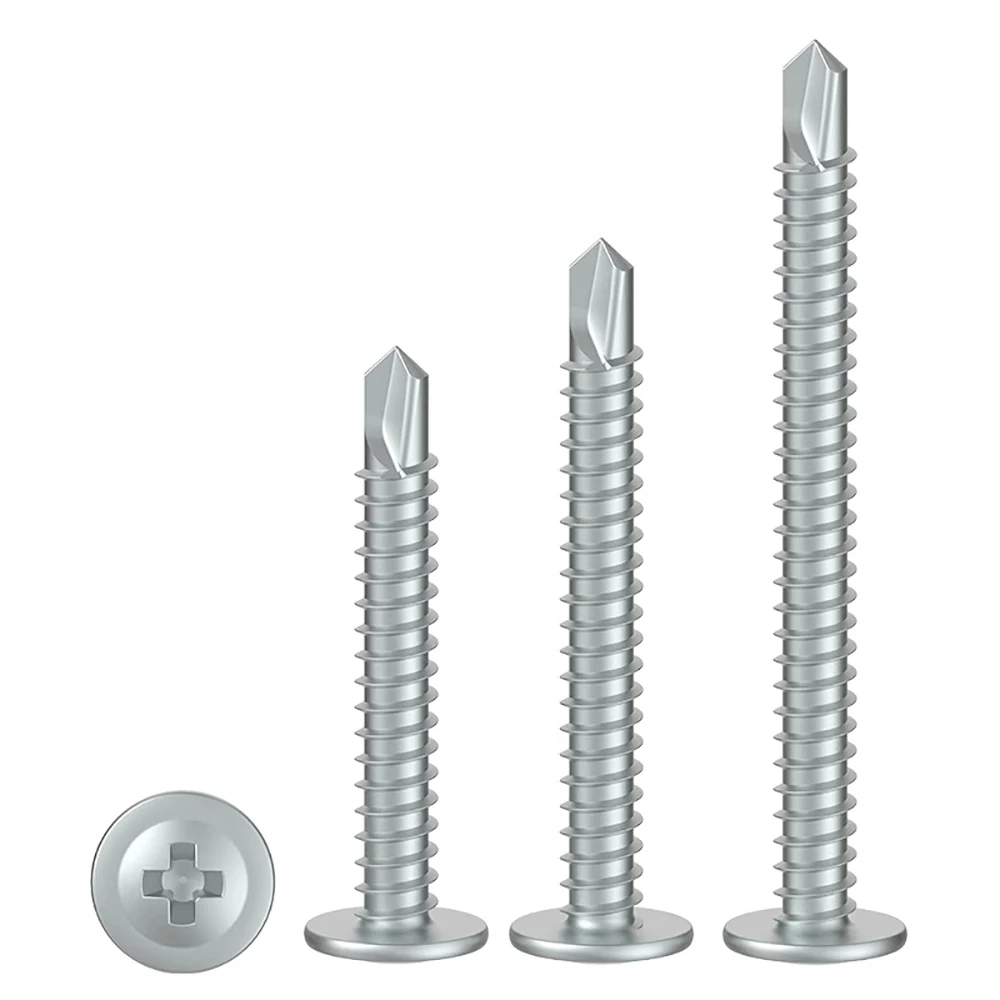 

Truss Head Sheet Metal Screws M4.2 Assortment Carbon Steel Self Tapping Drilling Screws for Metal Plastic Wood