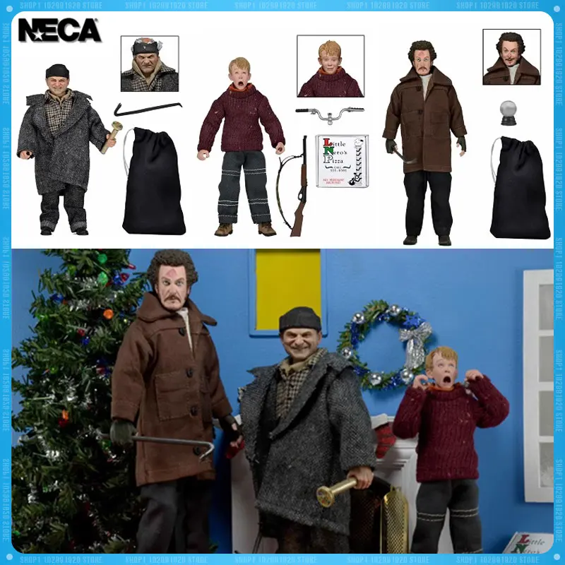 

Neca 14927 Home Alone Figure Kevin Harry Marv Anime Action Figure Collection Statue Model Doll Kid Birthday Toy Gifts