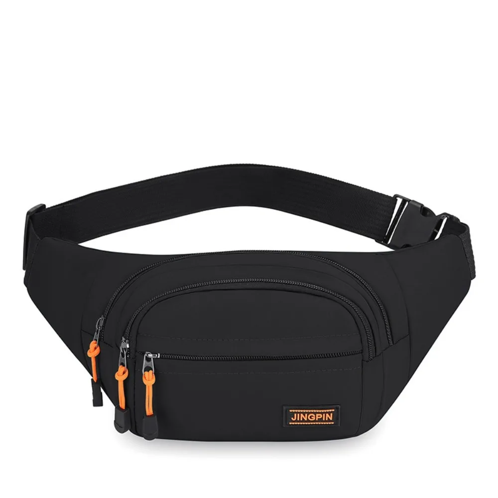 

Nylon Men Chest Bag Large Capacity Waterproof Outdoor Waist Bag Adjustable Strap Multi Functional Sports Walking Bag Motorcycle