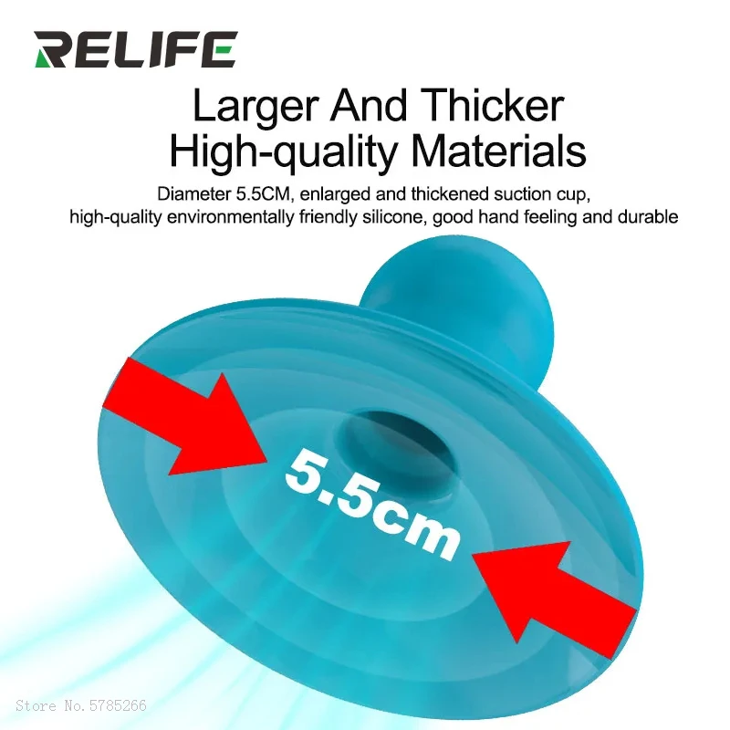 RELIFE RL-079A Sucker para LCD Split Screen, forte sucção, adsorção a vácuo, silicone para desmontagem do telefone, Tablet Tool, alta qualidade