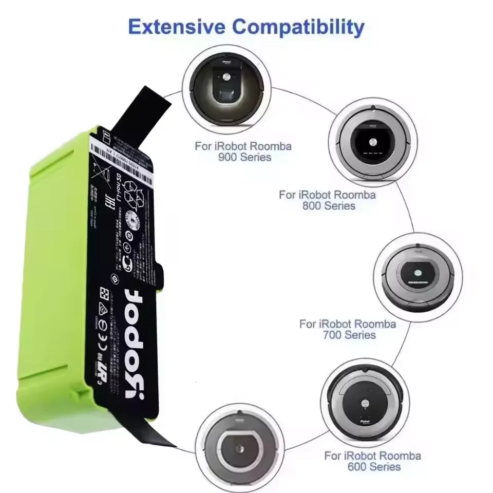 Original Lithium Ion Battery for iRobot Roomba Cleaner 900 800 700 600 Series 960 980 981 965 895 890 860 695 692 680 675 Part