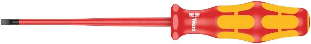 

VDE Insulated Slotted Screwdriver 0.6x3.5x100mm, 1000V Safe, Ergonomic Grip