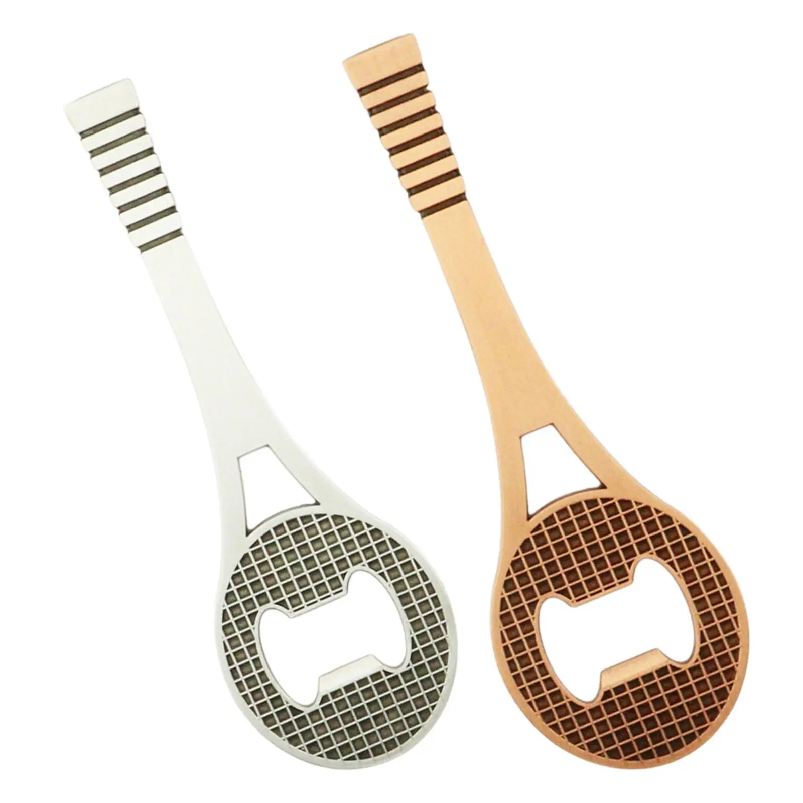 Racket Shape Bottle Opener Lid Remover Bar Gadget Manual Can Opener Handheld Bottle Opener for Hotel Bar Home Restaurant