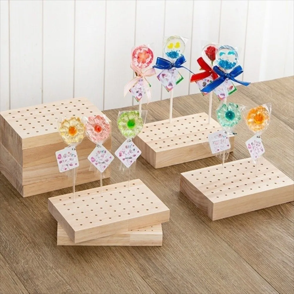 

54/65 Slots Hairpin Wooden Insert Board 5mm Jewelry Stand Ultra-light Drying Stand Space-Saving Display Trays DIY Storage Board